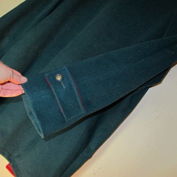 VINTAGE Mackintosh Authentic RED & Green Wool 12 - Picture 12 of 12